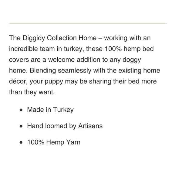 Diggidy dog collection herringbone pillow cover for dog bed - OS - gray/ivory - Picture 3 of 10